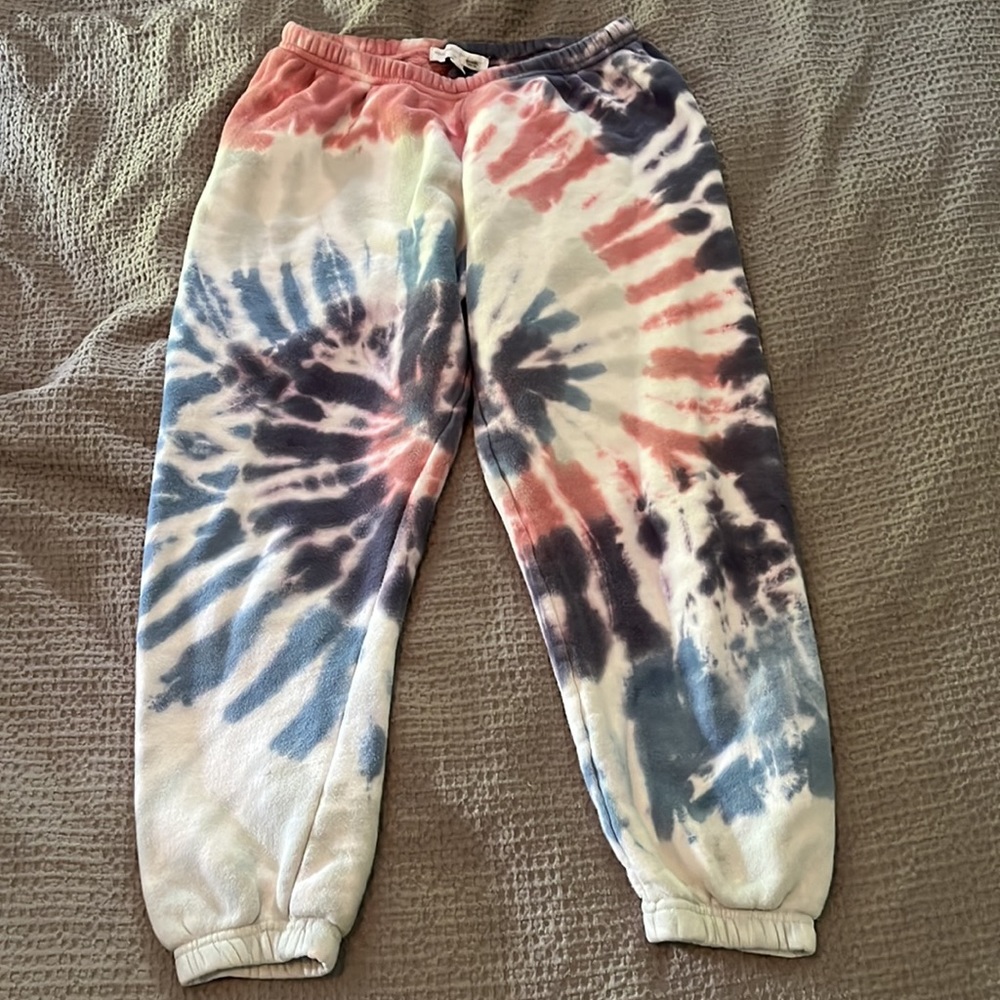 Spiritual gangster tie dye sweatpants size small
